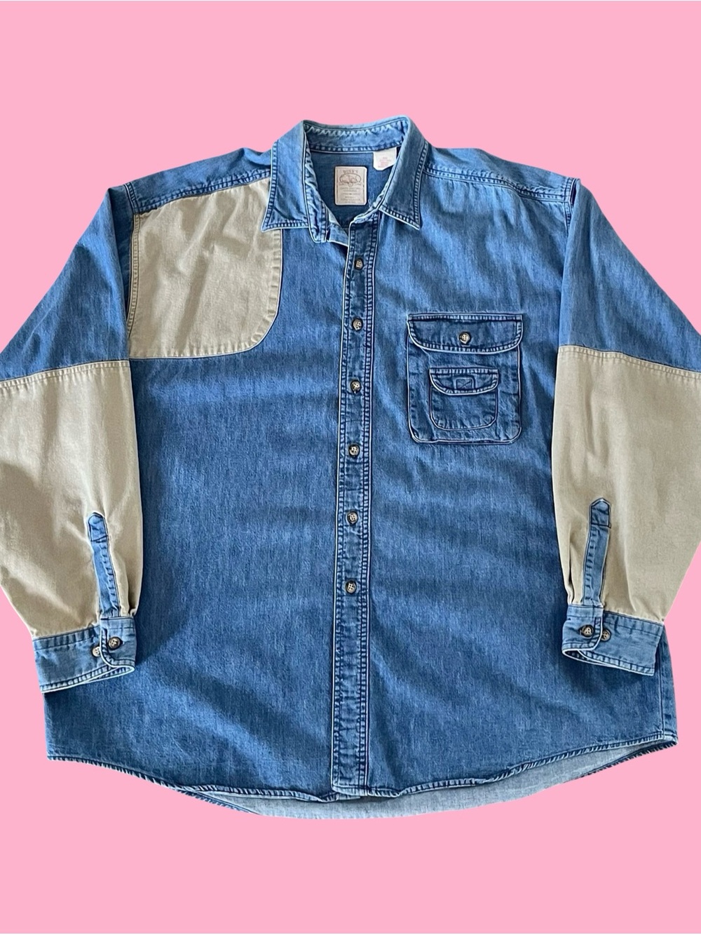 Vintage Dunns Denim Shooting Shirt